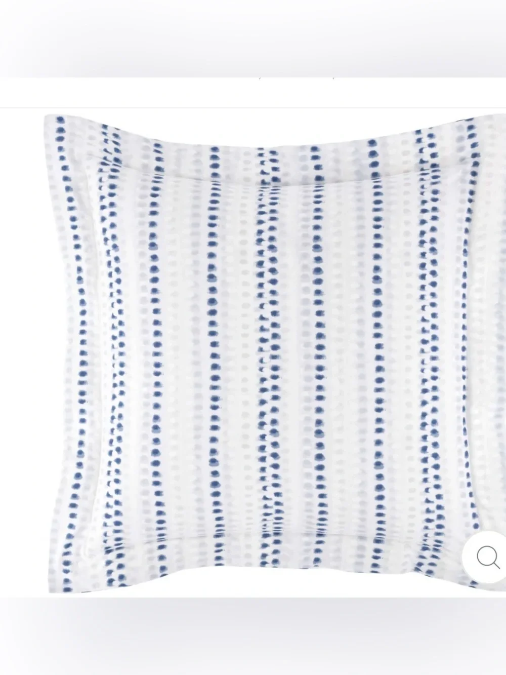 Pine Cone Hill ink Dots Twin Duvet Cover & 2 Euro Shams 100% Cotton